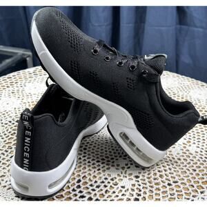 Fashion Orthopedic Shoes For Ladies Lightweight Mesh Air Cushion Sz 9M Blk 3130